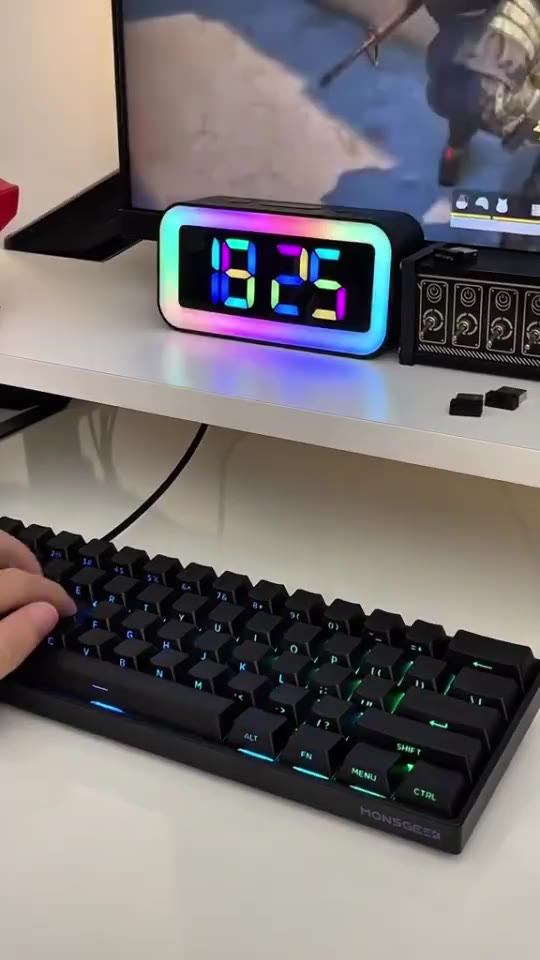 Bàn phím cơ gaming Akko Monsgeek fun60 pro rapid trigger , polling rate 8k , switch từ tính, led rgb, chuyên game fps | BigBuy360 - bigbuy360.vn