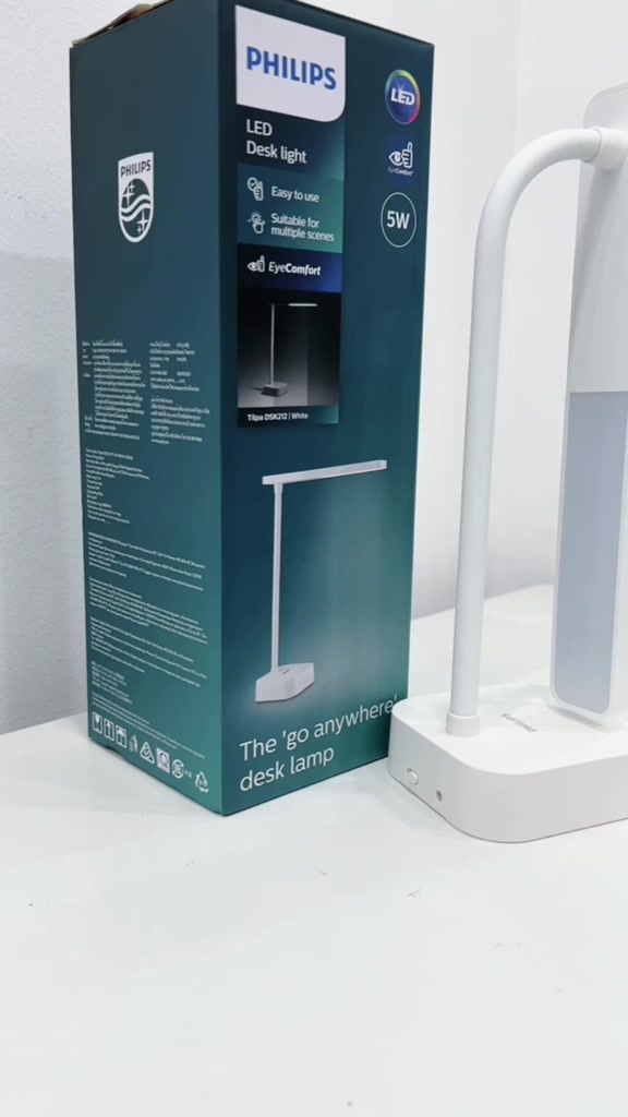 Đèn bàn học PHILIPS bảo vệ mắt DSK212 Tilpa PT 5W 4000K - Điều chỉnh độ sáng, êm dịu cho đôi mắt khỏe đẹp | BigBuy360 - bigbuy360.vn