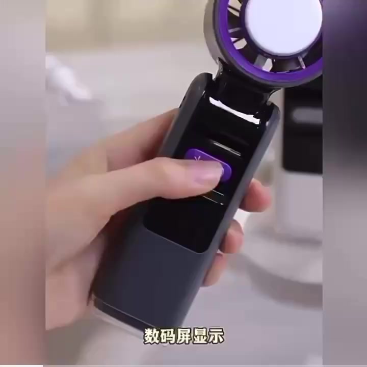 Quạt Cầm Tay Mini Sò Lạnh  Dung Lượng 4000mAh Làm Mát Sò Lạnh 100 Tốc Độ Gió Gấp Gọn 90 Độ Tặng Kèm Dây Đeo | BigBuy360 - bigbuy360.vn