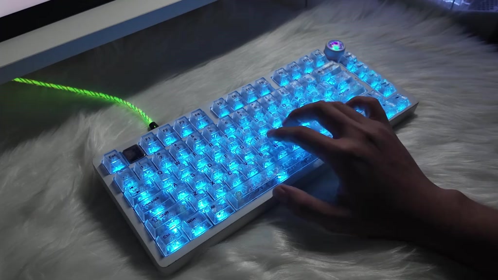Leobog HI75C Pro - Bàn phím cơ không dây - 3 Mode kết nối - Núm xoay - Layout 75% - Led RGB - App | BigBuy360 - bigbuy360.vn