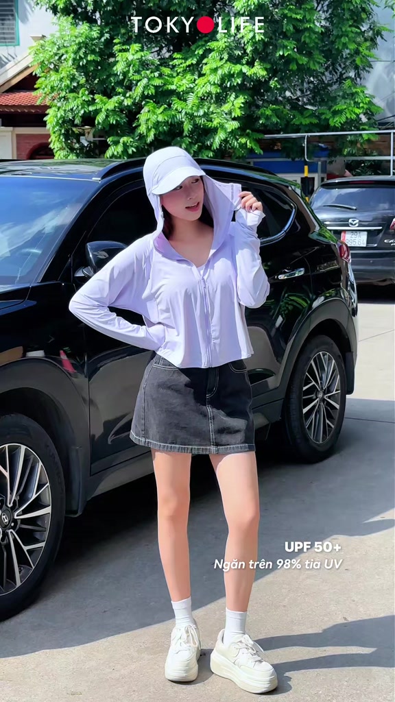 Áo Khoác Chống Nắng Chống Tia UV Nữ Sunstop Ice Form Babydoll Chất Su Lạnh Thoáng Mát 40005331 - TOKYOLIFE | BigBuy360 - bigbuy360.vn