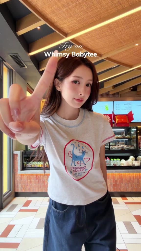 Áo Baby Tee CEMMERY Local Brand Chính Hãng Whimsy Baby Tee Cotton 2 Chiều Hình In Lụa 2 Màu | BigBuy360 - bigbuy360.vn
