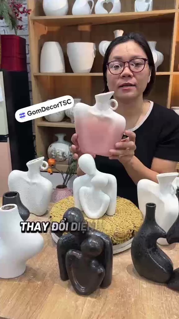 Tượng Decor Trang Trí Để Bàn Trừu Tượng Nghệ Thuật Làm Quà Tặng GomDecorTsc | BigBuy360 - bigbuy360.vn