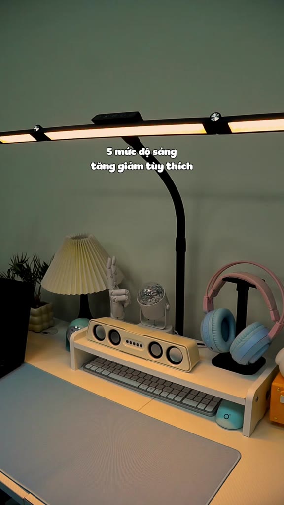 Đèn Bàn Làm Việc Micofi Đèn Led Học Kẹp Bàn Cảm Biến Chuyển Động Màn Hình Có Remote Chống Cận Dài | BigBuy360 - bigbuy360.vn