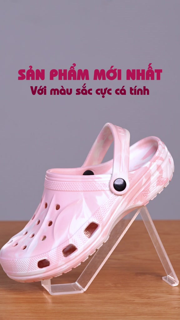 [NE503] [Tặng Charm] Dép Sục NESTY Màu Hồng Loang Êm Nhẹ, Chống Trơn Trượt | BigBuy360 - bigbuy360.vn