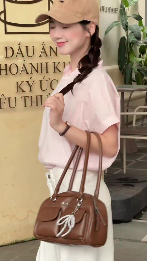 Áo sơ mi cổ tàu ngắn tay dáng rộng chất vải thô Miho House | BigBuy360 - bigbuy360.vn
