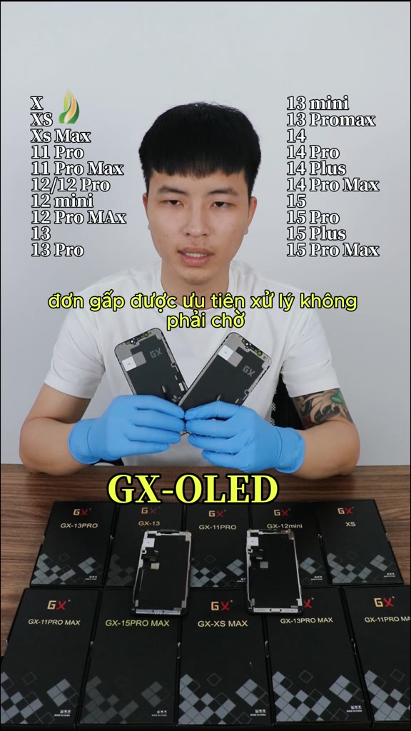 Màn hình GX-OLED-HD-HD+ chính hãng tương thích IP 13/13 Pro/13 mini/13 Pro Max Bảo hành 12T | BigBuy360 - bigbuy360.vn