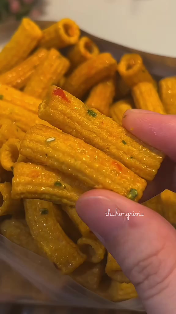 Bánh Nui Chiên Sốt Mắm Hành - Loại Ngon - PK FOOD | BigBuy360 - bigbuy360.vn