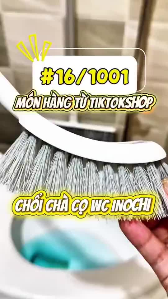 CHỔI CỌ TOILET ĐẦU CONG KIRE, Tay cầm rất dễ điều khiển và cầm nắm | BigBuy360 - bigbuy360.vn