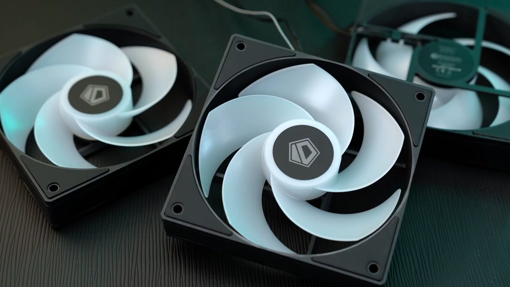 Quạt Fan Case 12cm ID-COOLING AS - 120 K /  BLACK/WHITE LED ARGB - Chính hãng, tản nhiệt tốc 2000RPM | BigBuy360 - bigbuy360.vn