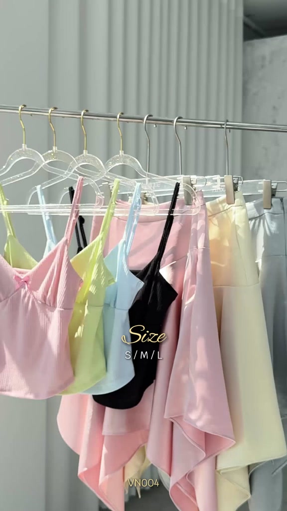 Chân Váy Lụa Dáng Midi Lai So Le La Boutique SS26 - VN004-2605LAT | BigBuy360 - bigbuy360.vn