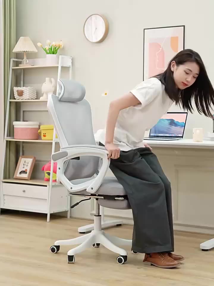 IB Ghế công thái học cao cấp Đệm cao su non êm ái Ngồi 8 giờ không mỏi Chịu tải 200kg Sang trọng | BigBuy360 - bigbuy360.vn