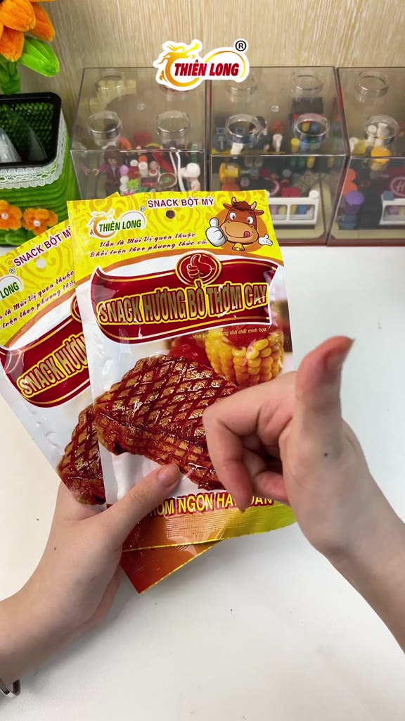 Snack Hương bò thơm cay 30g Thiên Long Food, Snack Bột Mì Que Cay Cổng Trường, Đồ Ăn Vặt Tuổi Thơ | BigBuy360 - bigbuy360.vn