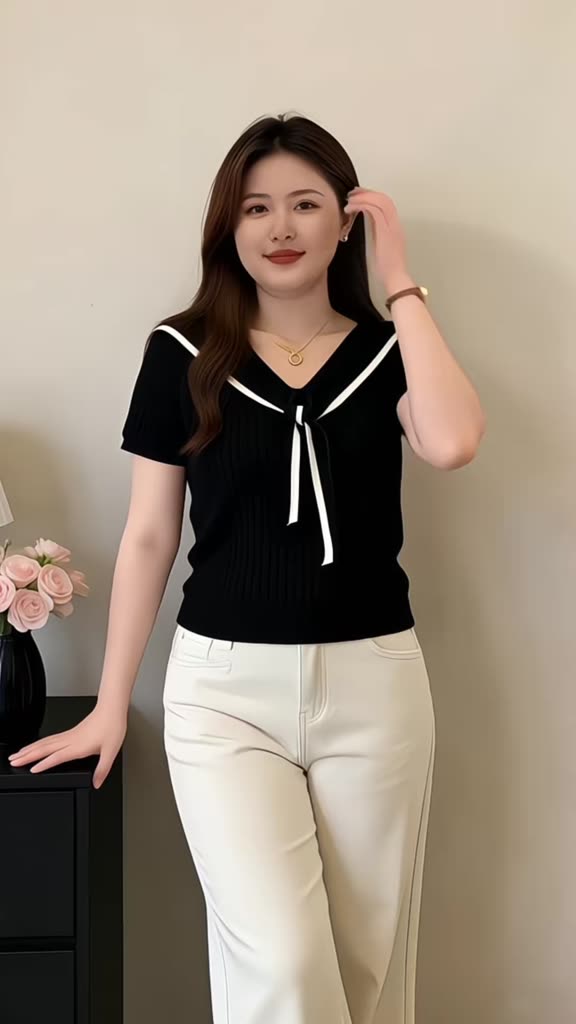 Áo Bigsize Nữ Tú Mỡ Áo Bigsize Thiết Kế Kiểu Khăn Buộc Đi Chơi Đi Tiệc Đủ Size 45-80kg AT0126 | BigBuy360 - bigbuy360.vn