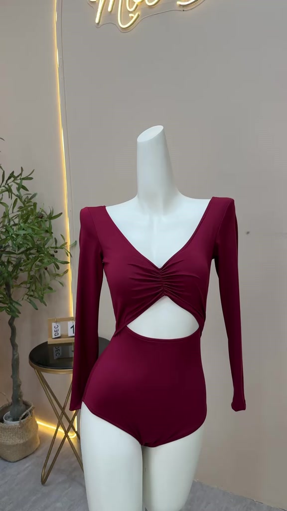 MỘC BIKINI • CÓ SẴN • VIDEO QUAY TẠI SHOP  • Set bơi dài tay chun ngực dành cho nữ hè 2026 | BigBuy360 - bigbuy360.vn