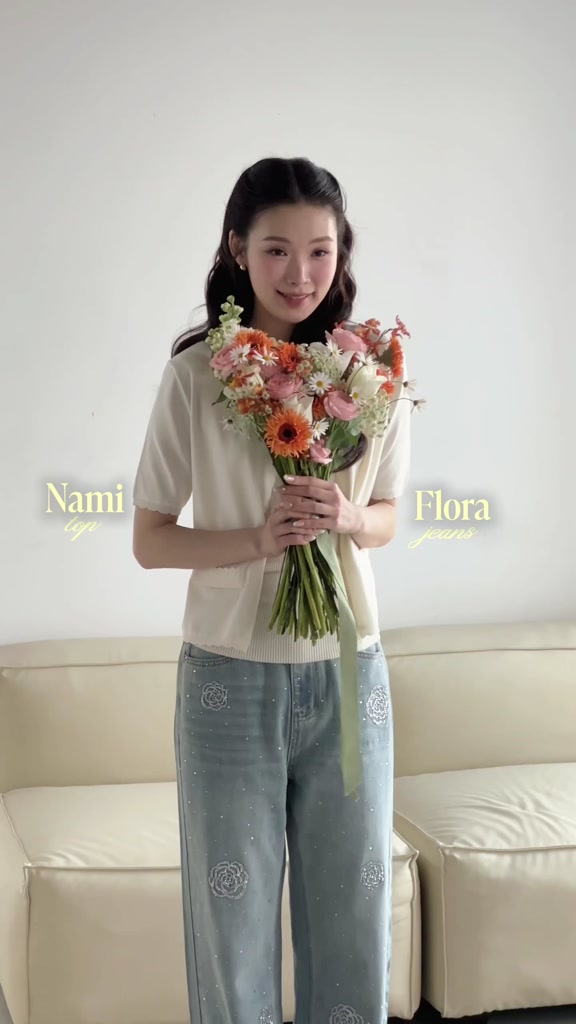Set Áo Ba Lỗ Và Cardigan Viền Sóng Chất Liệu Len Dệt Mỏng Thiết Kế Nữ Veos Form Suông Thanh Lịch Nữ Tính - Nami Set | BigBuy360 - bigbuy360.vn