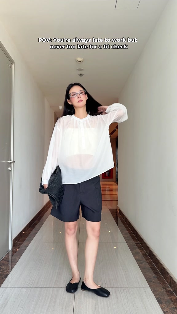Đầm midi nữ xếp ly sọc cotton cổ tròn tay ngắn THE C.I.U – Serence Dress | BigBuy360 - bigbuy360.vn