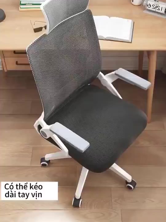 Ghế công thái học NOVA, ghế văn phòng lưng lưới cao cấp, nâng đỡ cột sống, xoay 360° | BigBuy360 - bigbuy360.vn