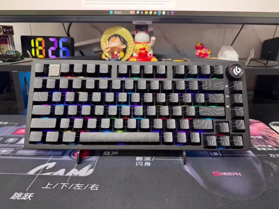 Bàn phím cơ Không dây NHÔM - LEOBOG HI75C PRO Keycap RGB - APP Marco - Núm vặn THkeyboard ( New) | BigBuy360 - bigbuy360.vn