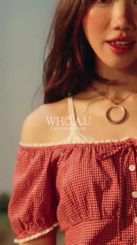 Áo Kiểu Nữ WHO.A.U Plaid Top_WHBLG2531B | BigBuy360 - bigbuy360.vn