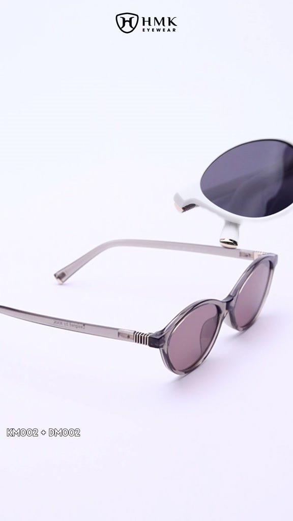 Kính Oval Y2K Đổi Màu HMK Eyewear Thời Trang Vintage Phong Cách Size Hợp Nhiều Dáng Mặt - DM002 | BigBuy360 - bigbuy360.vn