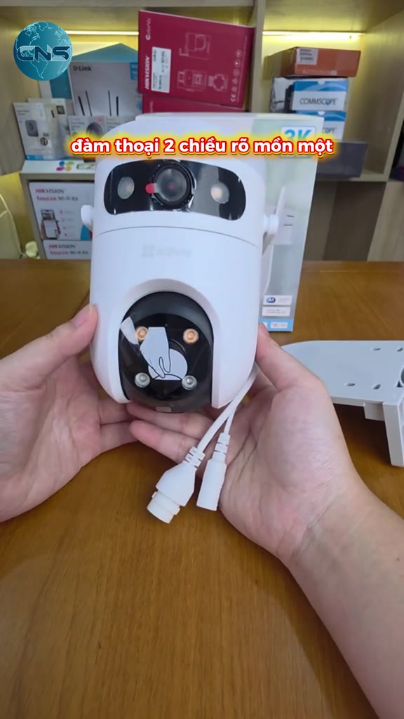 Camera 2 Mắt Ngoài Trời | Ezviz H9C 5MP x 2 | Có Màu Ban Đêm | AI thông minh & Đàm thoại | Chính Hãng BH 2 Năm | BigBuy360 - bigbuy360.vn