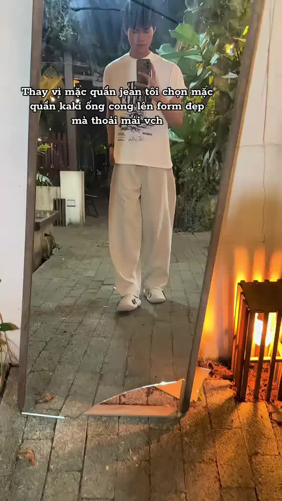 [Mở Bán] Quần Kaki Ống Rộng Form Thụng Cong Nhẹ, Quần Nam Unisex, Quần Kaki Nhật 3 màu Đen Trắng Nâu | BigBuy360 - bigbuy360.vn