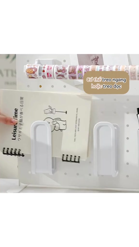Kệ đựng đồ để bàn kèm bảng lỗ pegboard decor bàn học bàn làm việc | BigBuy360 - bigbuy360.vn