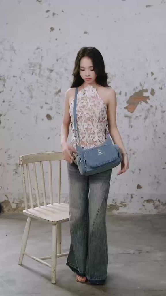 [ BST MỚI] Túi đeo chéo vai họa tiết gấu TTWN BEAR & GUOO BEAR chính hãng GU1598 | BigBuy360 - bigbuy360.vn