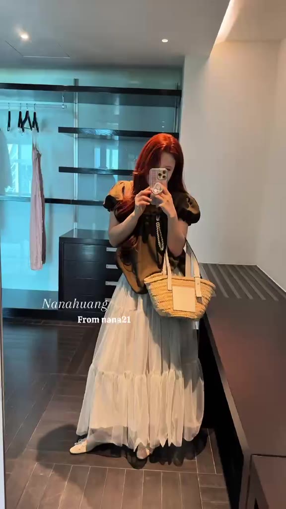 Áo babydoll cổ sen bèo A6347 Nana21 Nanastore21 Nữ Woman | BigBuy360 - bigbuy360.vn