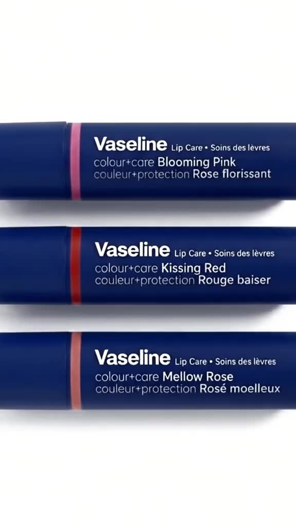 Son dưỡng môi Vaseline Colour+Care 3g (Mellow Rose/Kissing Red/Blooming Pink) | BigBuy360 - bigbuy360.vn