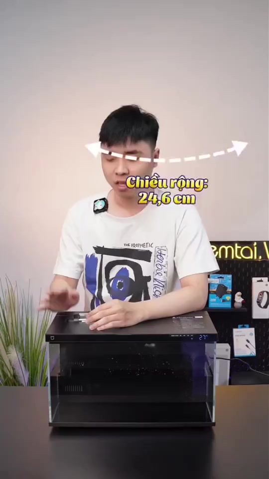 Bể cá thông minh Xiaomi Mijia MYG100 20L Tự động bơm, lọc nước, cho ăn tự động | BigBuy360 - bigbuy360.vn