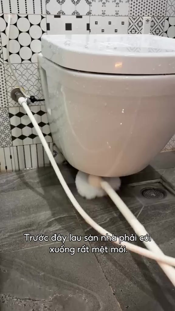 Bàn chải chà vệ sinh bồn tắm đa năng tích hợp chất tẩy rửa trong sợi bông Zolele YLC-01 | BigBuy360 - bigbuy360.vn