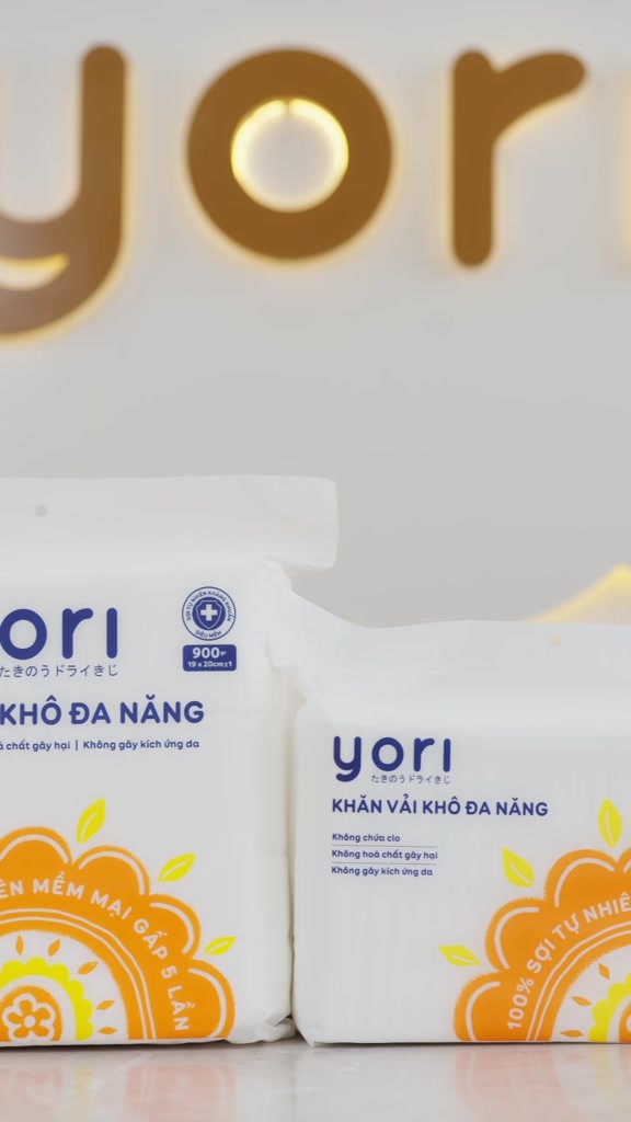 Khăn Vải Khô Đa Năng YORI Kháng Khuẩn 600g/900g - Khăn Khô Cho Bé Sơ Sinh, Lau Mặt, Vệ Sinh Cá Nhân | BigBuy360 - bigbuy360.vn
