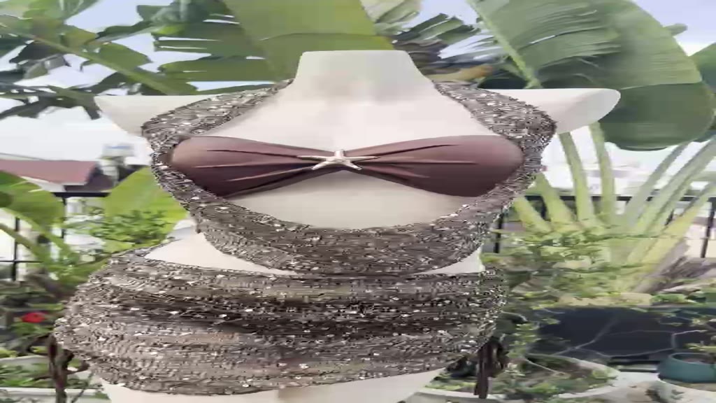 Set đồ đi biển, 4 món CỔ ĐỔ lưới cườm, áo đính sao biển sang chảnh kèm váy Zip LB59 Lanbishop | BigBuy360 - bigbuy360.vn