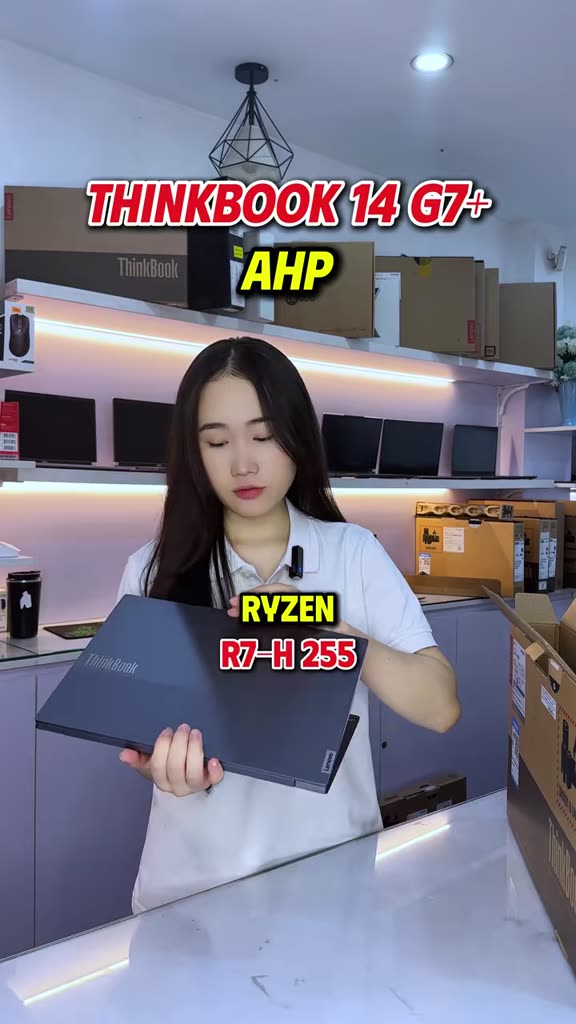 [FULL VAT] Thinkbook 14 G7+ AHP {R7-H 255 / 24G / SSD 512GB / VGA 780M / 14.5″, 2.5K, 90Hz, 100% sRGB} | BigBuy360 - bigbuy360.vn