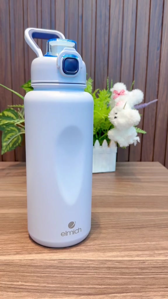Bình Giữ Nhiệt Elmich EDA1051 Inox 304 Có Ống Hút, Quai Xách Giữ Nóng Lạnh Chính Hãng | BigBuy360 - bigbuy360.vn