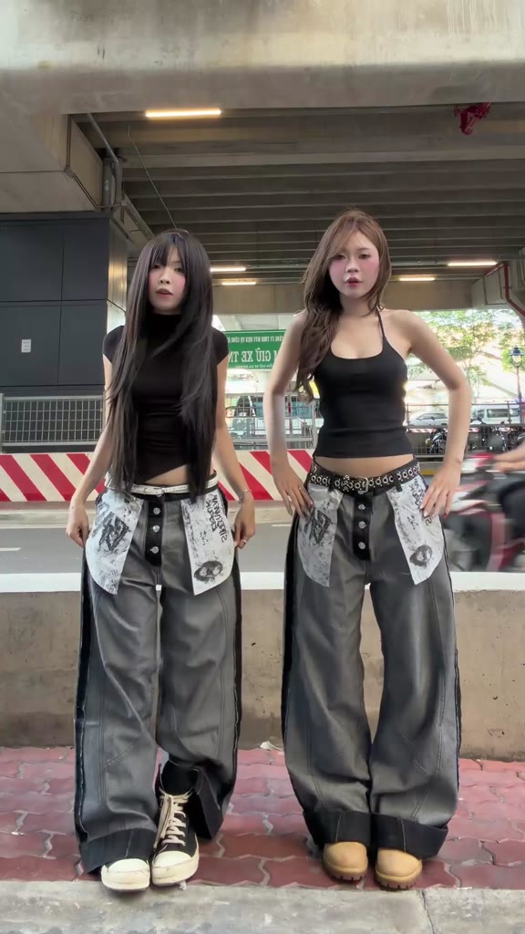 Bad Choices | Quần Jeans ống rộng INSIDE-OUT in túi lật StreetStyle | BigBuy360 - bigbuy360.vn