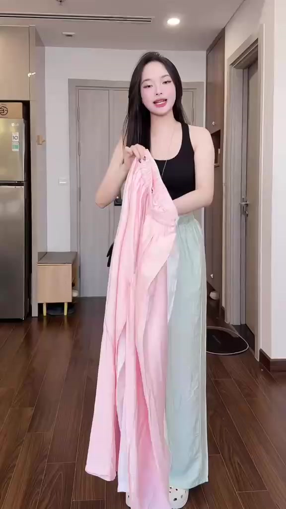 Hàng L1 - 2 Lớp -Có Dáng Nấm, Quần Ống Suông Rộng Vải Đũi Linen Cạp Chun Co Giãn Thoải Mái MA095 | BigBuy360 - bigbuy360.vn