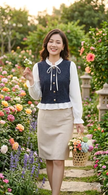 Áo Sơ Mi Nữ Cổ Bèo Thắt Nơ Xinh Xắn Kiểu Dáng Trẻ Trung Đủ Size Từ 40 Đến 75kg Mẹ Sam 24h - H.81 | BigBuy360 - bigbuy360.vn
