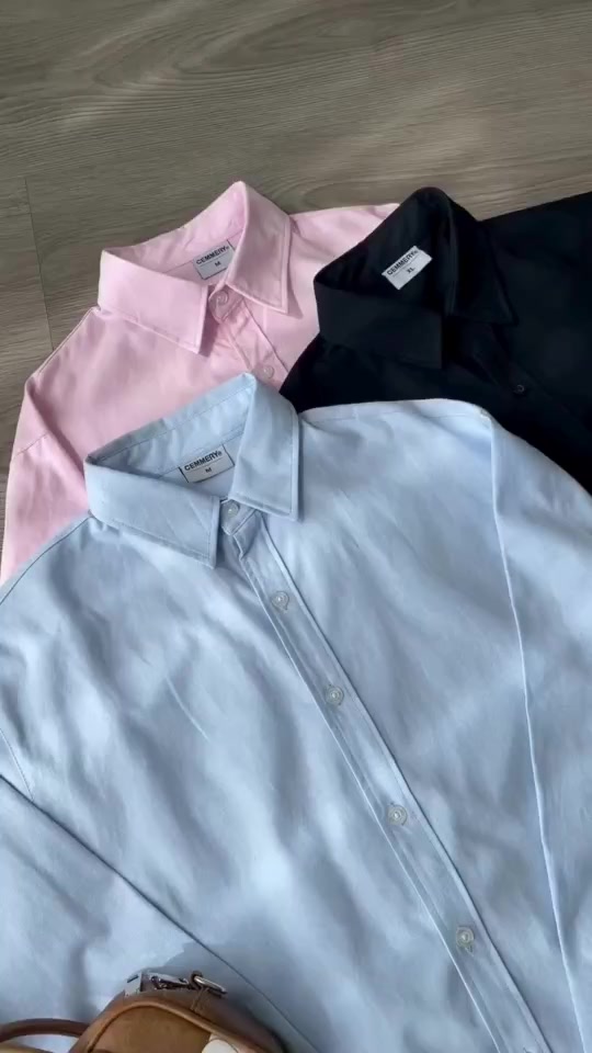 [SVIP] Áo Sơ Mi Oxford CEMMERY Local Brand Chính Hãng Flow Shirt Unisex Form Boxy Tay Dài 6 Màu | BigBuy360 - bigbuy360.vn