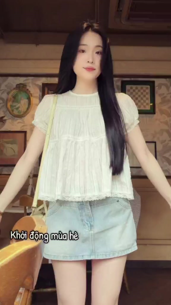 (Oder QC). áo sơ mi babydoll vải thô boi mềm mỏng mát  LAMO - B1542 | BigBuy360 - bigbuy360.vn