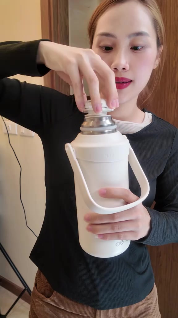 Bình Giữ Nhiệt 1200ml Chất Liệu Inox 316 Cao Cấp, Có Kèm Lọc Trà Và Cốc | BigBuy360 - bigbuy360.vn