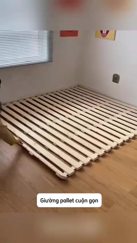 phẩm Giường Pallet Cuộn Thông Minh Gấp Gọn, Giường Cuộn Nhật Bản, Giường Cuộn Trải Sàn, Tiết Kiệm Không Gian | BigBuy360 - bigbuy360.vn