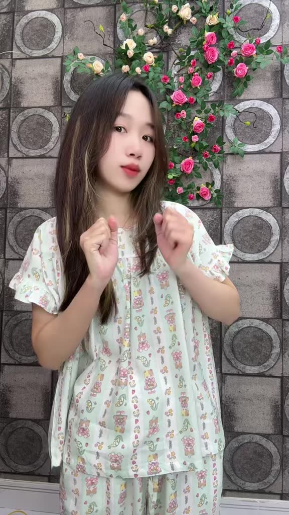 [SALE] Đồ bộ mặc nhà nữ áo babydoll cánh dơi quần dài SHOP5SAO | BigBuy360 - bigbuy360.vn