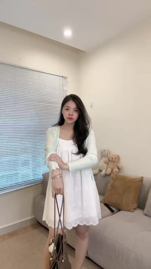 [KHÔNG KÈM ÁO CADIGAN] Váy hai dây thô boi phối ren trắng dáng xoè “HYO DRESS” | BigBuy360 - bigbuy360.vn