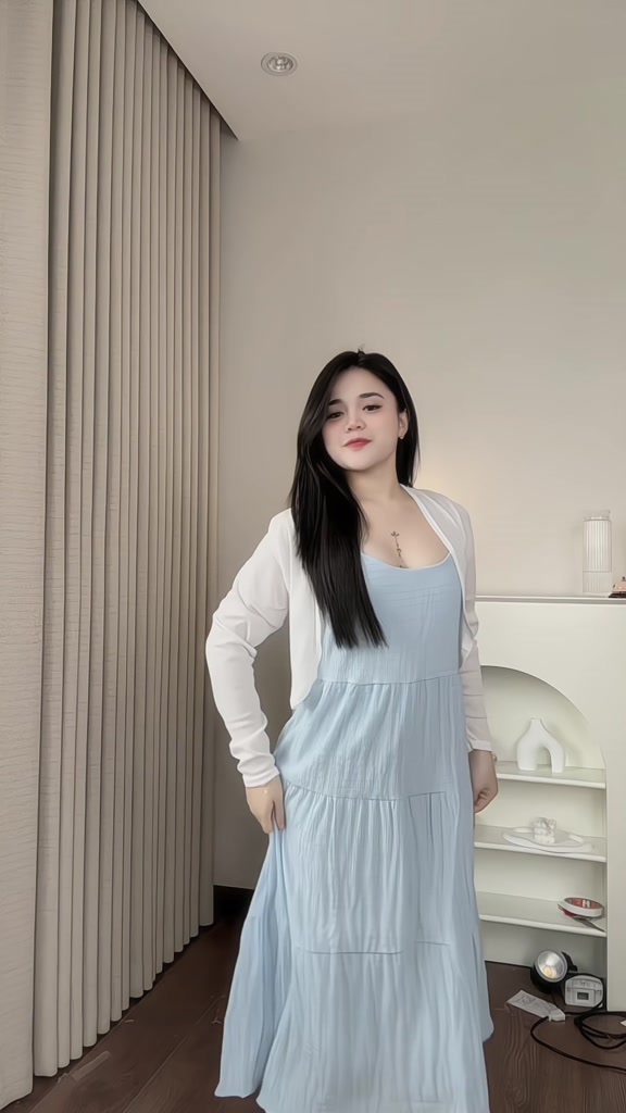 Áo thun giấy mỏng dài tay nữ cổ tròn xẻ tà phong cách basic 24Feb.studio A0005 | BigBuy360 - bigbuy360.vn