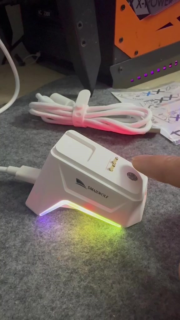 [Trần Đạt Computer]  Chuột Gaming Smailwolf M3 Đốc Sạc Wireless 3 Mode - LED RGB - 12000 DPI - Chơi Game FPS Văn Phòng | BigBuy360 - bigbuy360.vn