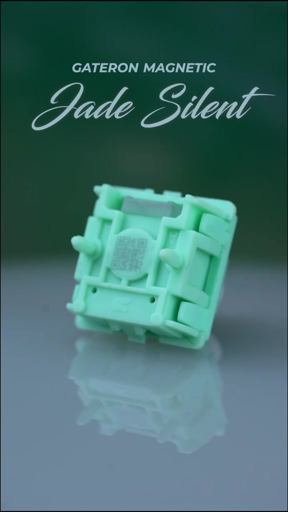 Switch Gateron Jade Silent HE | Linear Silent | 33gf | 3.2mm | Pre-lubed | Dual-ring giảm âm | BigBuy360 - bigbuy360.vn
