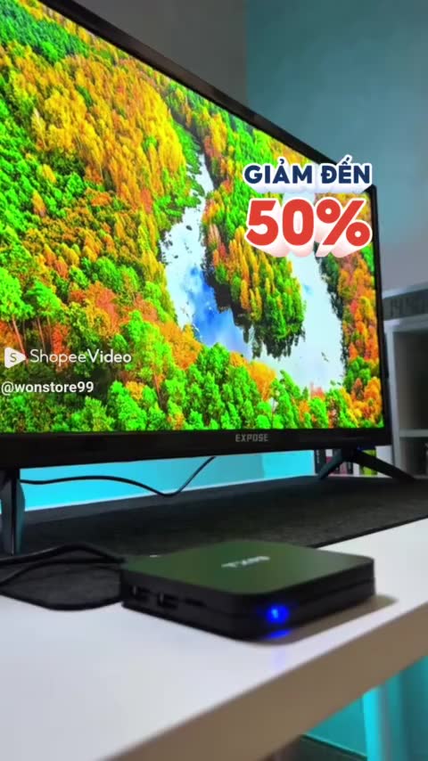 Đầu thu Android TV Box TX98 Pro 2026, Google TV 4K UHD chính hãng, xem Netflix, YouTube, hỗ trợ WiFi, Bluetooth, tặng kè | BigBuy360 - bigbuy360.vn
